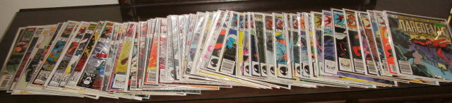 Huge Daredevil comic book collection of 60