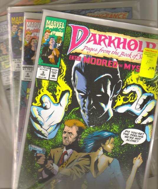 A miscellaneous collection of 6 different Darkhold comic books all near mint 9.4