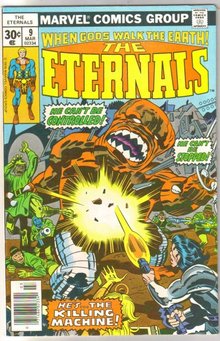 The Eternals #9 comic book near mint 9.4