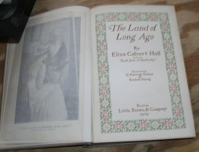 The Land of Long ago first edition hardback by Eliza Calvert Hall