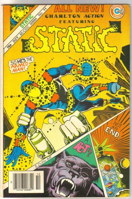 Static #11 comic book near mint 9.4