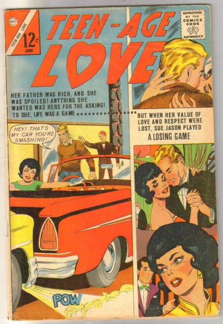 Teen-Age Love #32 romance comic book very good/fine 5.0