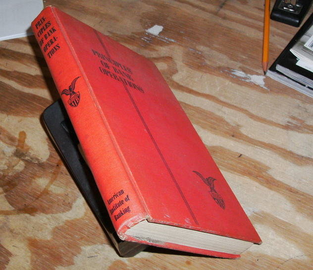 Principles of Bank Operations hardback 1960 printing