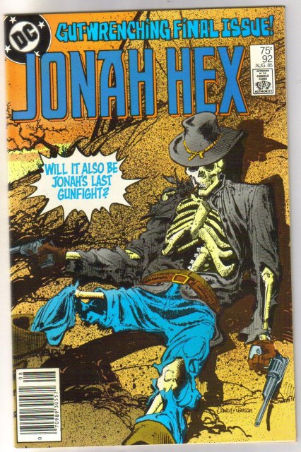 Jonah Hex #92 comic book near mint 9.4