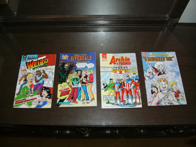 Free Comic Archie giveaway promotions 4 different