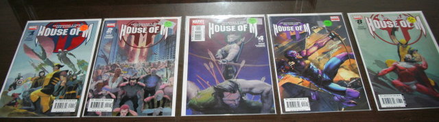 House of M comic book collection of 5