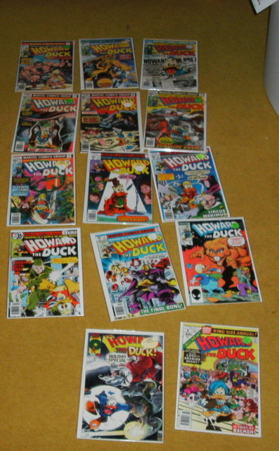 Howard the Duck comic book collection of 14