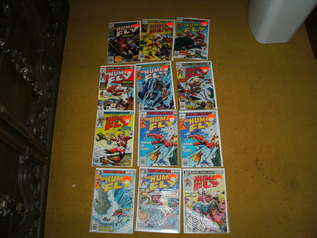 Twelve Human Fly comic books very high grade