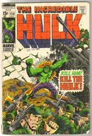 Incredible Hulk #120 comic book very good 4.0
