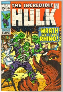 Incredible Hulk #124 comic book very good/fine 5.0