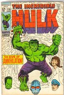 Incredible Hulk #116 comic book fine 6.0