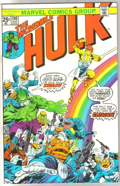 Incredible Hulk #190 comic book near mint 9.4