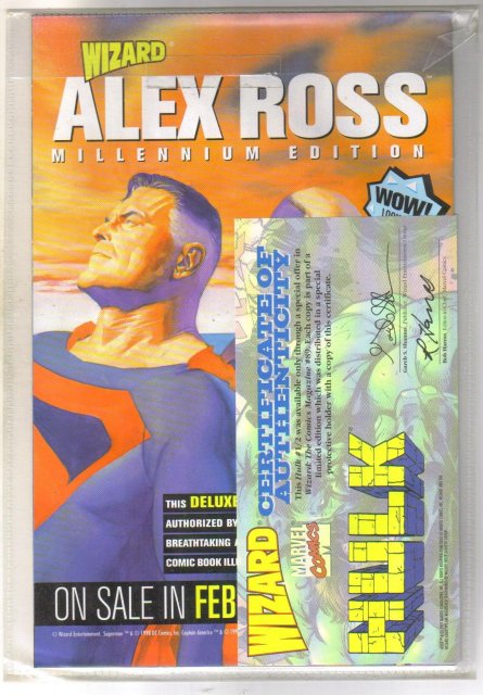 Wizard 1/2 Hulk comic book mint