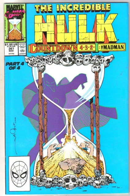 Incredible Hulk #367 comic book near mint 9.4