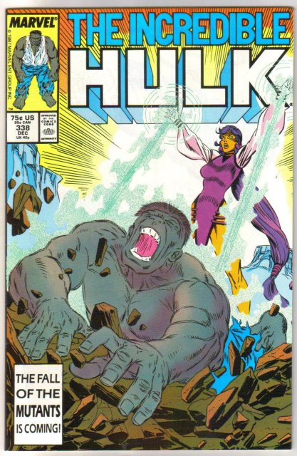 Incredible Hulk #338 comic book near mint 9.4