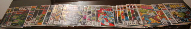 Incredible Hulk first series comic book collection of 27 near mint and better