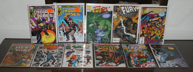 Assortment of 11 Marvel miscellaneous comic books