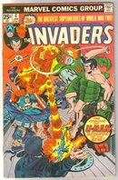 The Invaders #4 comic book very good/fine 5.0