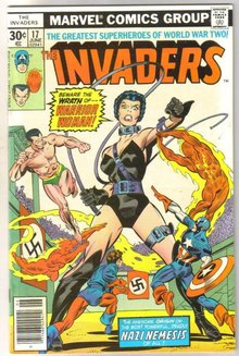 Invaders #17 comic book very fine/near mint 9.0