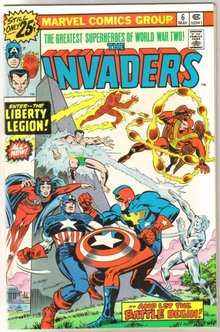 Invaders #6 comic book near mint 9.4