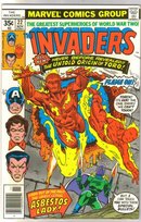 Invaders #22 comic book near mint 9.4