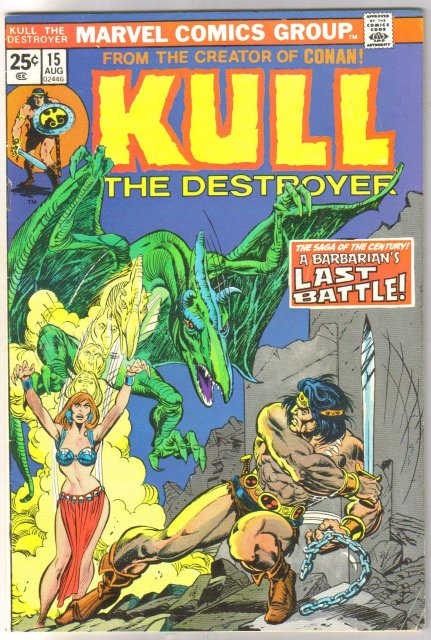 Kull the Conqueror #15 comic book very fine 8.0