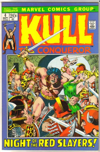 Kull the Conqueror #4 comic book very fine/near mint 9.0