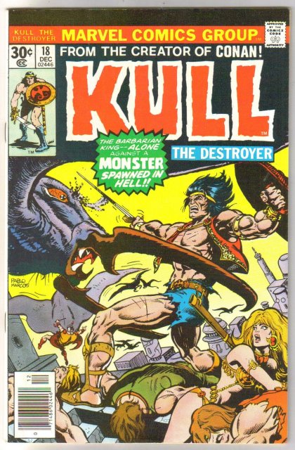 Kull the Conqueror #18 comic book very fine/near mint 9.0