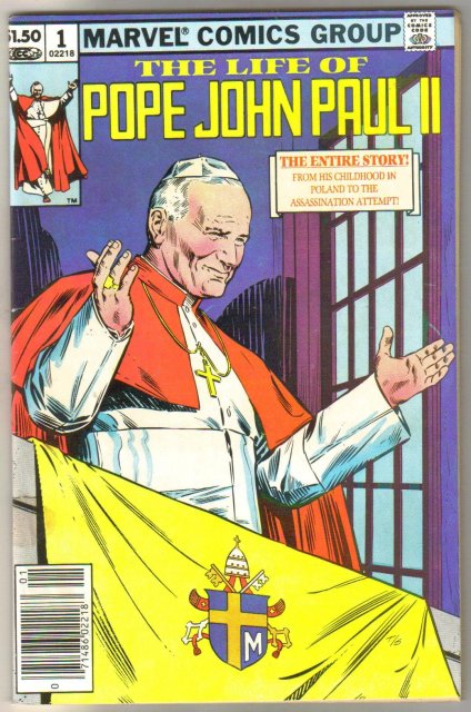 The Life of Pope John Paul II comic book near mint 9.4
