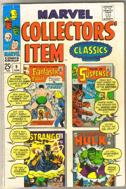 Marvel Collectors' Item Classics #9 comic book very good/fine 5.0