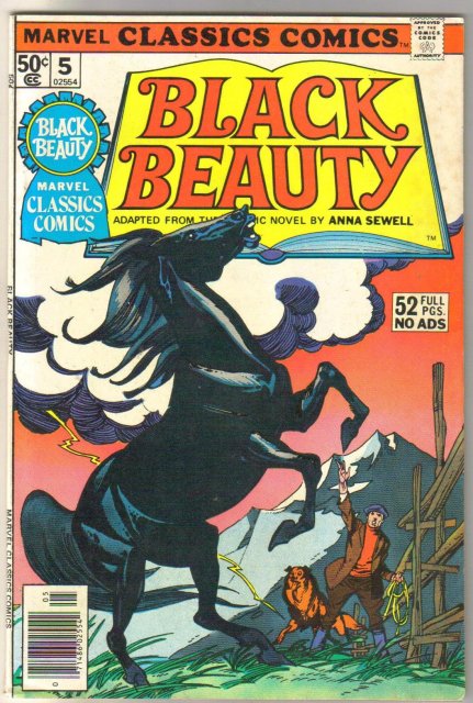 Marvel Classics Comics #5 Black Beauty comic book fine/very fine 7.0