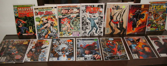 Marvel assortment of 16 various comic books