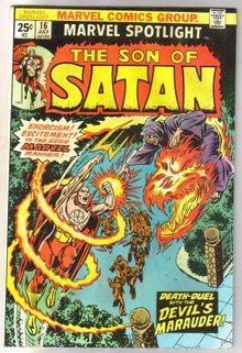 Marvel Spotlight on The Son of Satan #16 comic book very fine 8.0