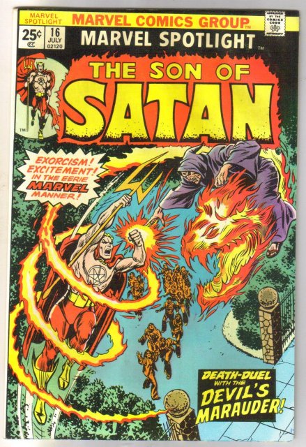 Marvel Spotlight on The Son of Satan #16 comic book very fine 8.0