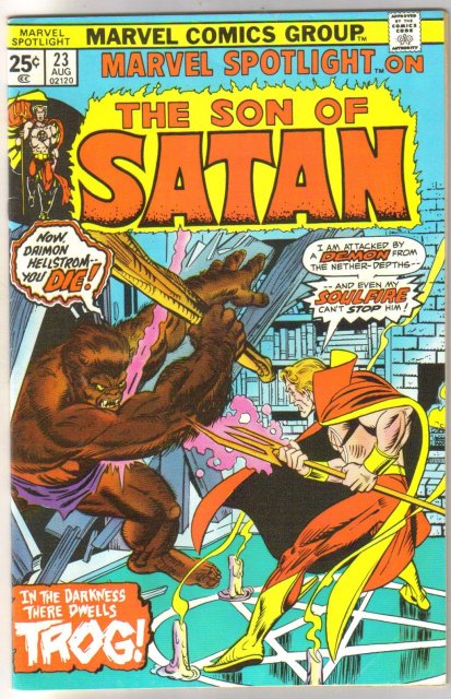 Marvel Spotlight on The Son of Satan #23 comic book very fine 8.0