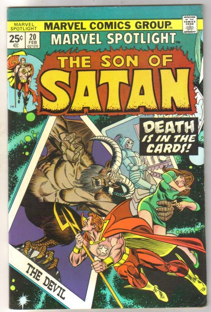 Marvel Spotlight on The Son of Satan #20 comic book very fine 8.0