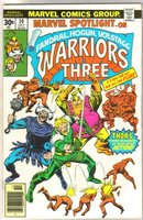 Marvel Spotlight on Fandral, Hogun, Volstagg Warriors Three #30 comic book near mint 9.4