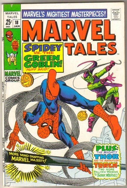 Marvel Tales #18 comic book very fine/near mint 9.0