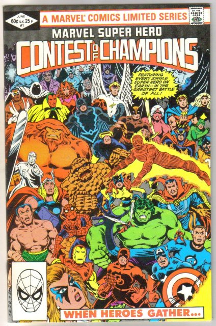 Marvel Super Hero Contest of Champions #1 comic book near mint 9.4