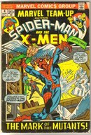 Marvel Team-up #4 featuring Spider-man and X-men comic book good/very good 3.0