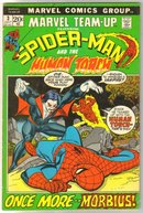 Marvel Team-up #3 featuring Spider-man and Human Torch comic book very good/fine 5.0