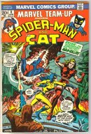 Marvel Team-up #8 featuring Spider-man and the Cat comic book fine/very fine 7.00