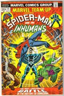 Marvel Team-up #11 featuring Spider-man and the Inhumans comic book very fine 8.0