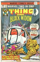 Marvel Two-In-One #10 featuring The Thing and The Black widow comic book very fine 8.0