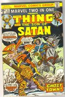 Marvel Two-In-One #14 featuring The Thing and The Son of Satan comic book very fine 8.0