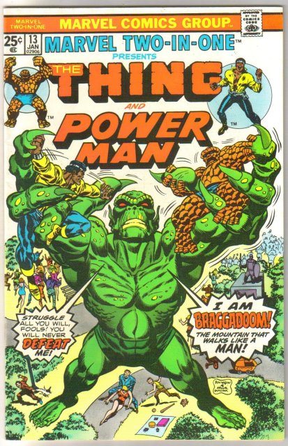 Marvel Two-In-One #13 featuring The Thing and Power Man comic book very fine 8.0