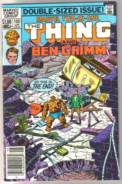 Marvel Two-In-One #100 featuring The Thing and Ben Grimm comic book mint 9.8
