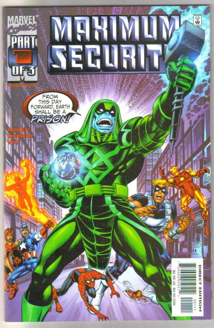Maximum Security #1 comic book mint 9.8