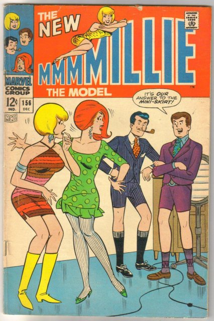 Millie the Model #156 comic book fine 6.0