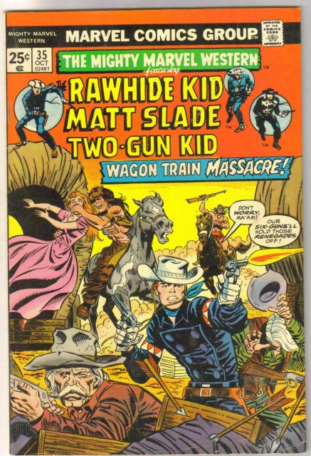 Mighty Marvel Western #35 comic book fine 6.0